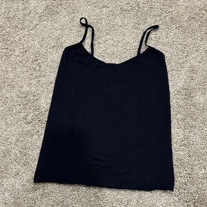 Free People Black Spaghetti Strap Top